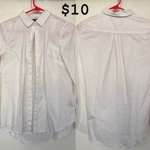 White Button Down Blouse